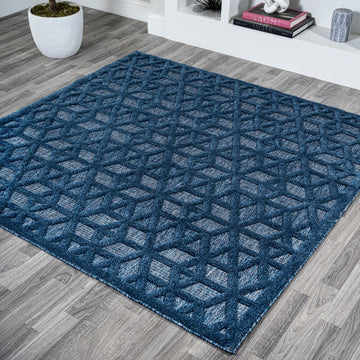 Talaia Neutral Geometric Indoor/outdoor Area Rug